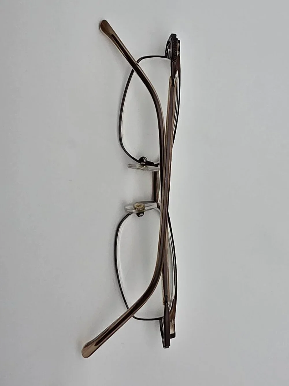 Guess GU4136 TO Brown Crystal Cat Eye Eyeglasses Frame w Flexhinge and Case 47mm